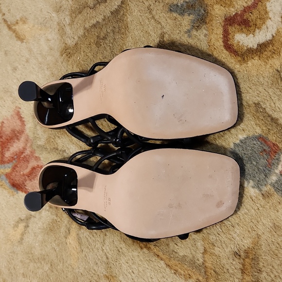 KATE SPADE Coco Heels, Black leather, size 8 - Picture 4 of 12